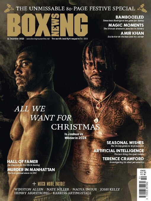 Cover image for Boxing News